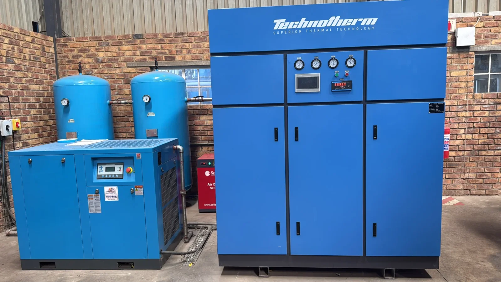 Technotherm control cabinet and air system