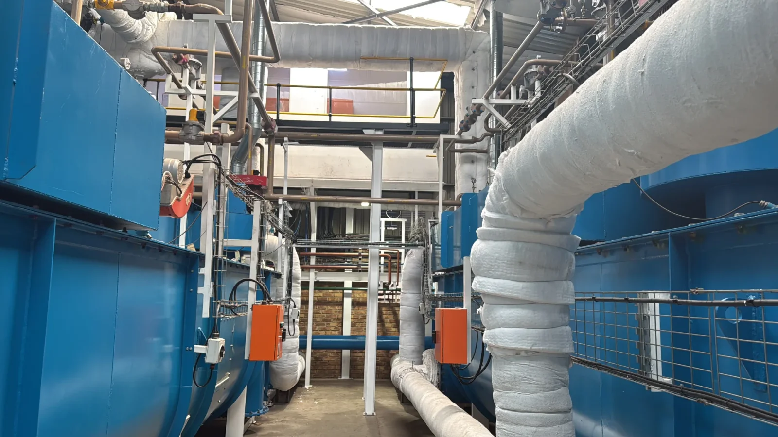 Process piping and reactor vessels